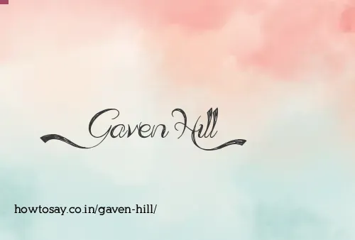 Gaven Hill