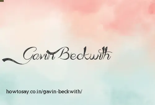 Gavin Beckwith