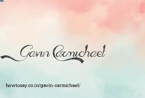 Gavin Carmichael