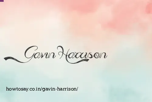Gavin Harrison