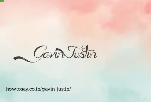 Gavin Justin