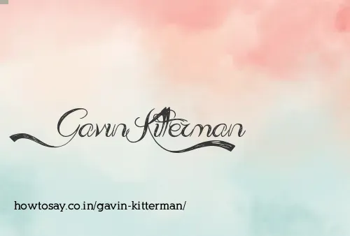 Gavin Kitterman