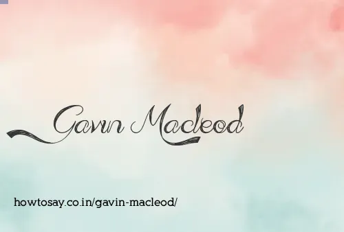 Gavin Macleod