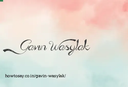 Gavin Wasylak