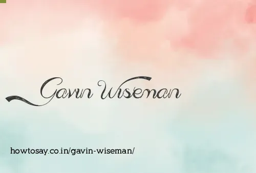 Gavin Wiseman