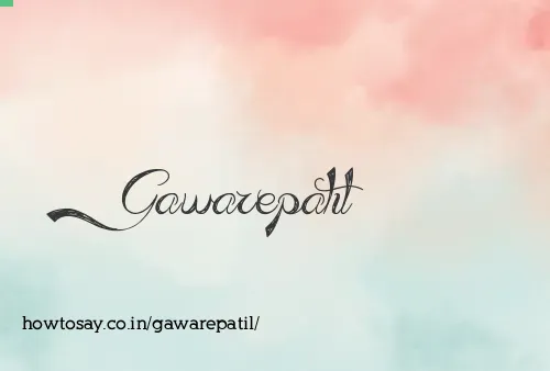 Gawarepatil