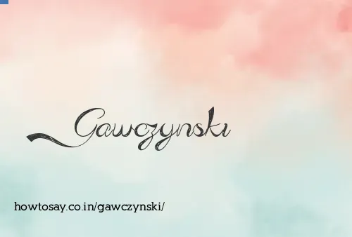 Gawczynski