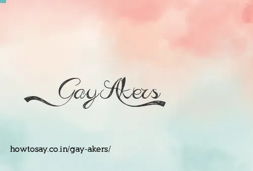 Gay Akers