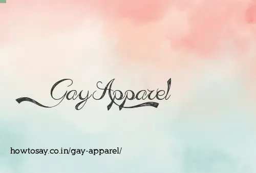 Gay Apparel