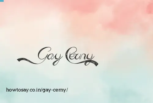Gay Cerny