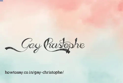 Gay Christophe