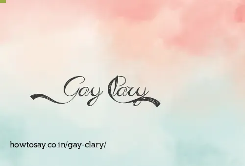 Gay Clary