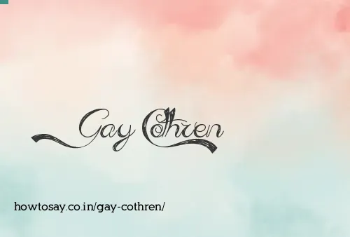 Gay Cothren