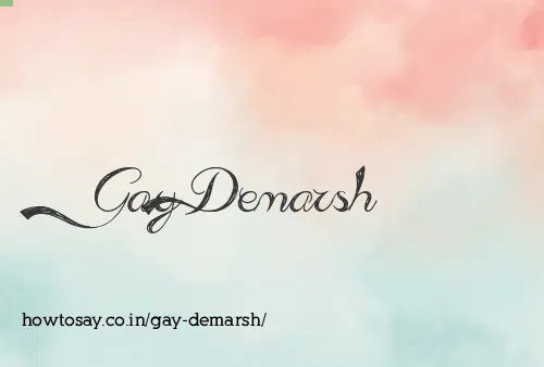 Gay Demarsh