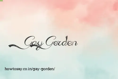 Gay Gorden