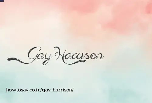 Gay Harrison