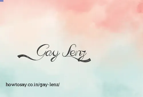 Gay Lenz