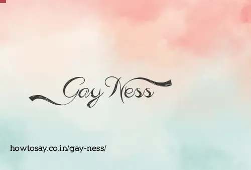 Gay Ness