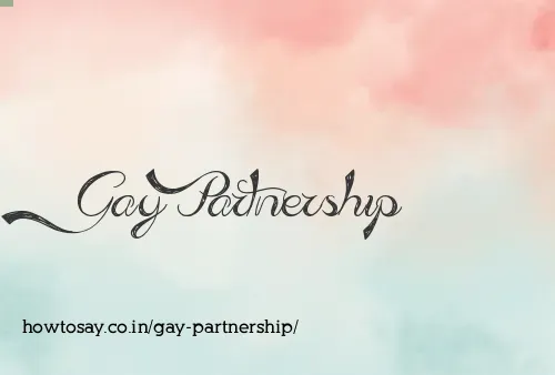 Gay Partnership