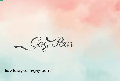 Gay Porn