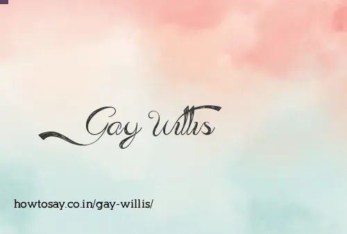 Gay Willis