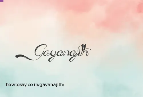 Gayanajith
