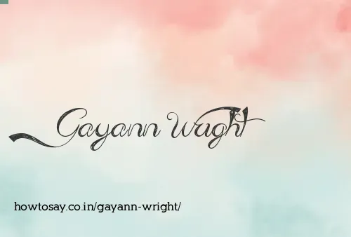 Gayann Wright