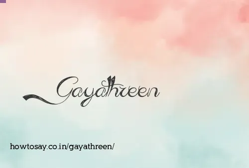 Gayathreen