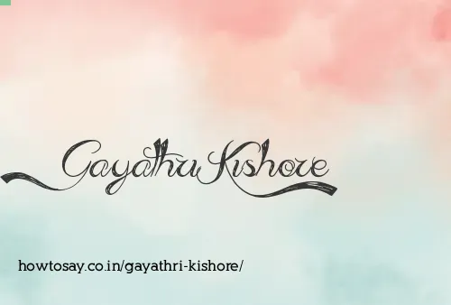 Gayathri Kishore