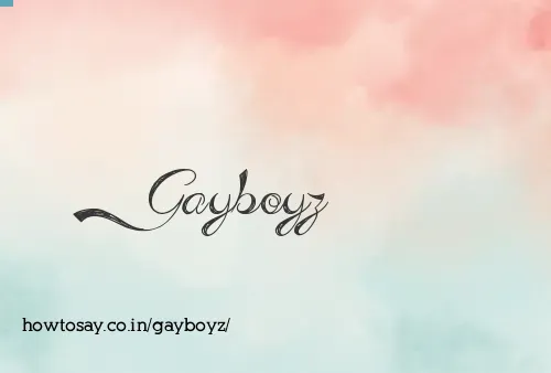 Gayboyz