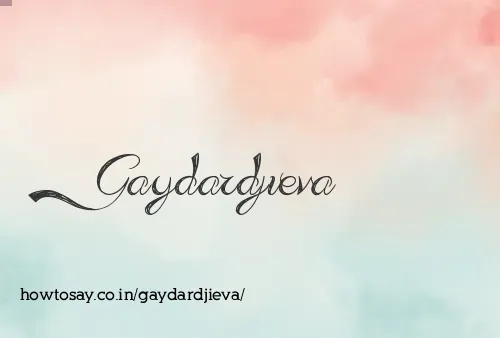 Gaydardjieva