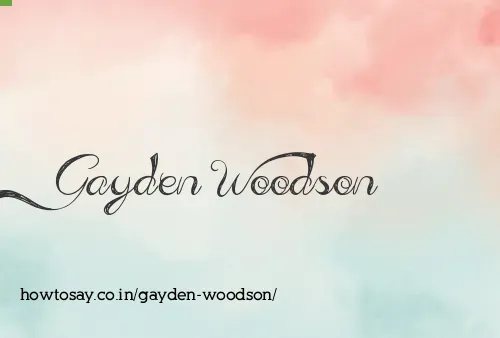 Gayden Woodson