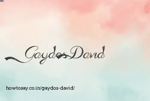 Gaydos David