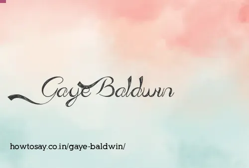 Gaye Baldwin