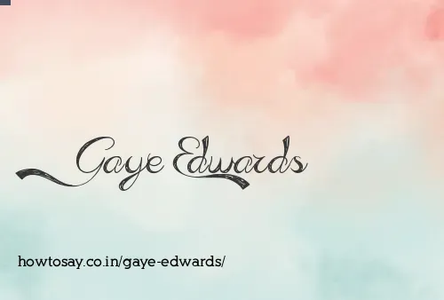 Gaye Edwards