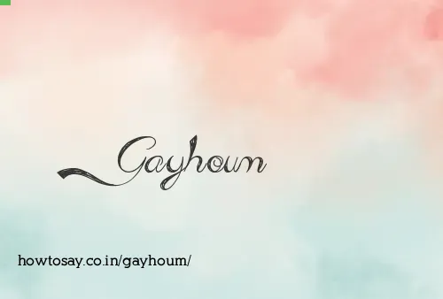 Gayhoum