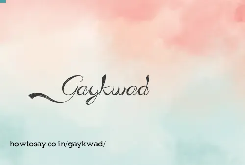 Gaykwad