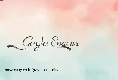 Gayla Emanis