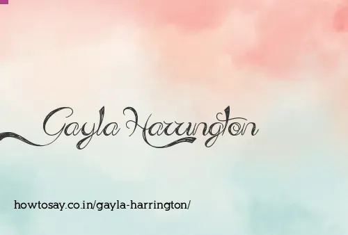 Gayla Harrington