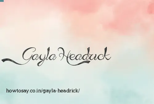 Gayla Headrick