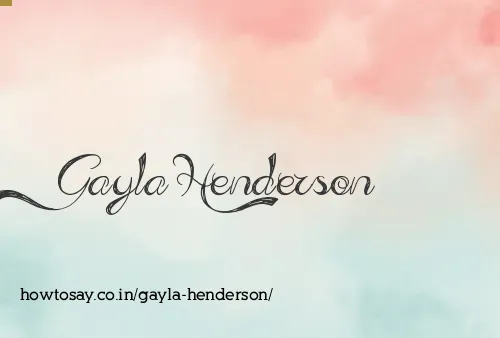 Gayla Henderson
