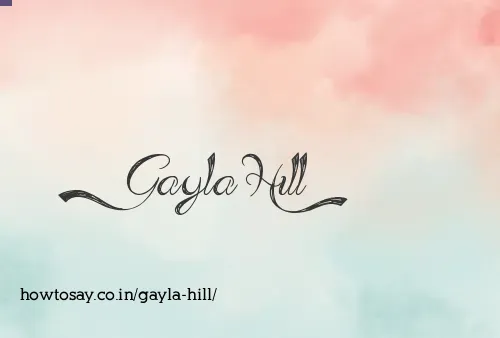 Gayla Hill