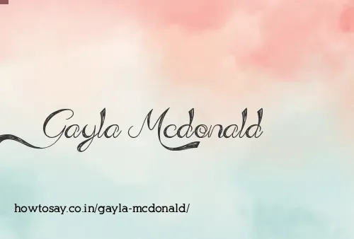 Gayla Mcdonald