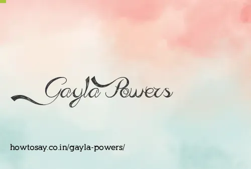Gayla Powers