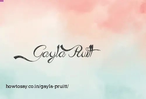 Gayla Pruitt