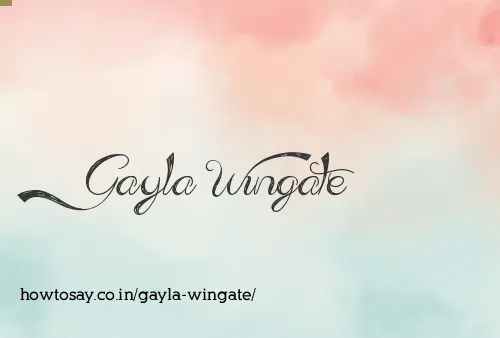Gayla Wingate