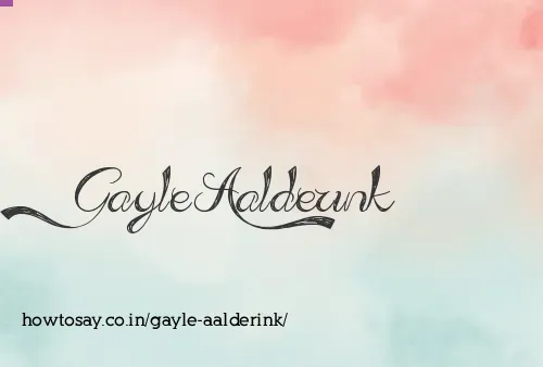 Gayle Aalderink