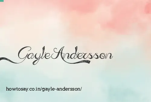 Gayle Andersson