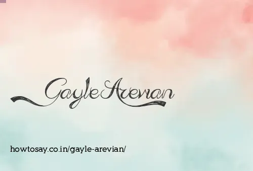 Gayle Arevian