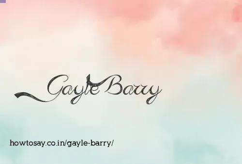 Gayle Barry